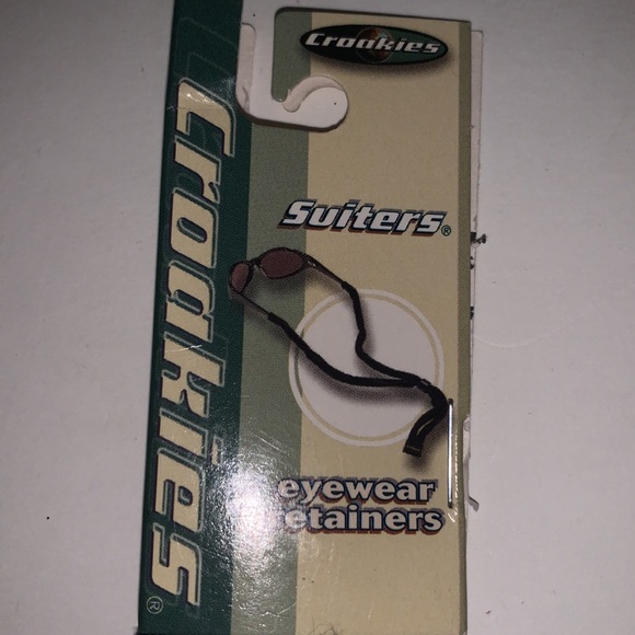 Eyewear Retainers Croakies Croakies & Cords Croakies Adult Cotton Suiters -Black - Picture 3 of 4